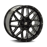 Diesel S375J01 20 inch Black Matt/ Spoke Milling/ Lip Polish PCD 6 x 139.7 image 1