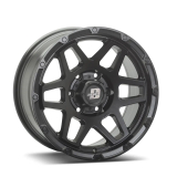 Diesel S375G01 17 inch Black Matt/ Spoke Milling/ Lip Polish PCD 6 x 139.7 image 1