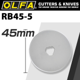 OLFA BLADES ROTARY RB45-5 5/PACK 45MM image 1