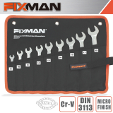 FIXMAN 9PCS COMBINATION SPANNER SET 8-10-11-12-13-14-15-17-19 image 1