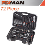 FIXMAN SOCKET TOOL SET 72PC 1/4'&1/2' DRIVE image 1