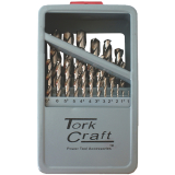 Tork Craft Drill Bit Set 25pce Hss Ground Bright Finish image 1