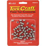 Tork Craft Thread Repair Kit M5 X 0.8 X 2.0d Repl. Inserts For Nr5005 image 1