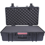 HARD CASE 565X355X220MM OD WITH FOAM BLACK WATER & DUST PROOF (512717) image 1