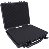 HARD CASE 417X364X104MM OD WITH FOAM BLK WATER & DUST PROOF FOR LAPTOP image 1