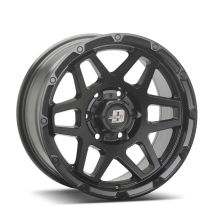 Diesel S375G01 17 inch Black Matt/ Spoke Milling/ Lip Polish PCD 6 x 139.7 image 1