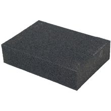 SANDING SPONGE D/SIDED 100X70X25MM 80/120GRIT image 1