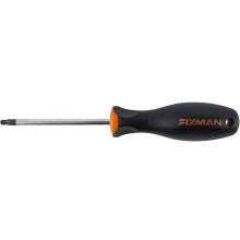 FIXMAN S/DRIVER TORX  T27  6X100MM CRV WITH ERGONOMIC HANDLE image 1