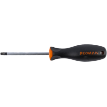 FIXMAN S/DRIVER TORX  T30  6X100MM CRV WITH ERGONOMIC HANDLE image 1