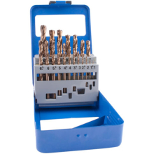 Tork Craft Drill Bit Set 19pcs 1-10mm X 0.5mm Turbo Point image 1