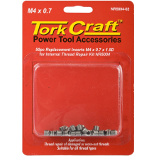 Tork Craft Thread Repair Kit M4 X 0.7 X1.5d Repl. Inserts For Nr5004 image 1