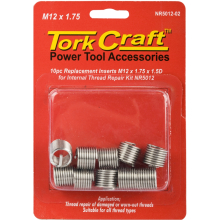 Tork Craft Thread Repair Kit M12 X 1.75 X 1.5d Repl. Inserts For Nr5012 image 1