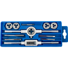 12PC WS TAP & DIE SET - PLASTIC CASE image 1