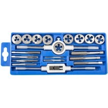 TAP & DIE SET 20PCE IN PLASTIC CASE image 1