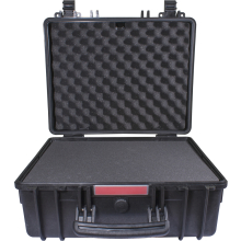 HARD CASE 490X430X230MM OD WITH FOAM BLACK WATER & DUST PROOF (443419 image 1