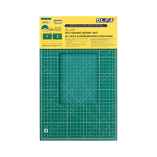 OLFA MAT SET 900 X 600MM x 2 INCL 2 JOINING CLIPS FOR ROTARY CUTTERS image 1