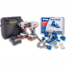 Tork Craft Drill  Impact Driver  Kreg Jig K4 Twin Pack Tc20002 image 1