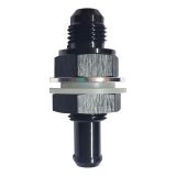 FTF Fuel Cell Fitting An6 To 5/16 Barbeded - Black image 1