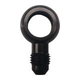 FTF Banjo Hose End 12mm Id To An4 - Black image 1