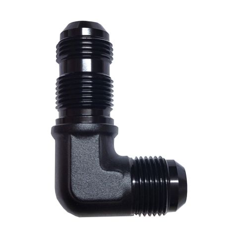 FTF Adapter Bulkhead An6  90° Black image 1