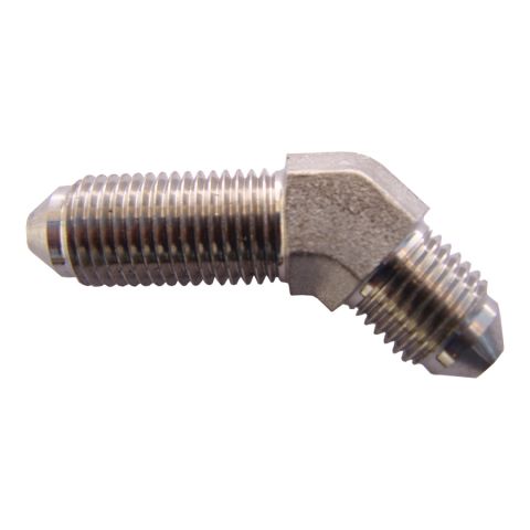 FTF Bulkhead Male  45° An3 Flare Sus303 image 1