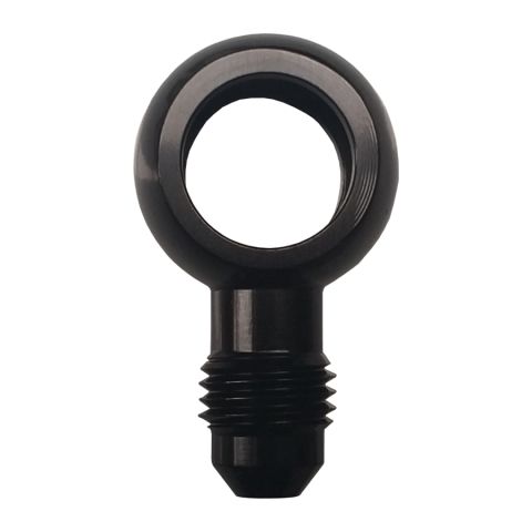 FTF Banjo Hose End 12mm Id To An4 - Black image 1