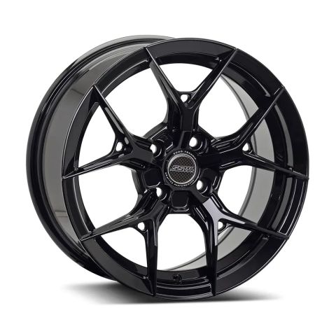 SSW S385E01 15 inch Gloss Black PCD 4 x 100 image 1