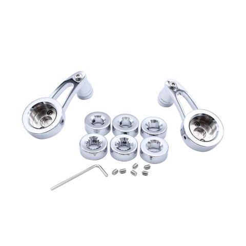 Mastodon Billet Window Handle Chrome image 1