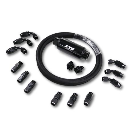 FTF PTFE AN6 Black + 80Micron Fue - FK-PTFE-002BLK image 1