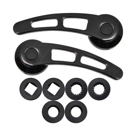 Mastodon Billet Car Door Handle Black Anodized image 1