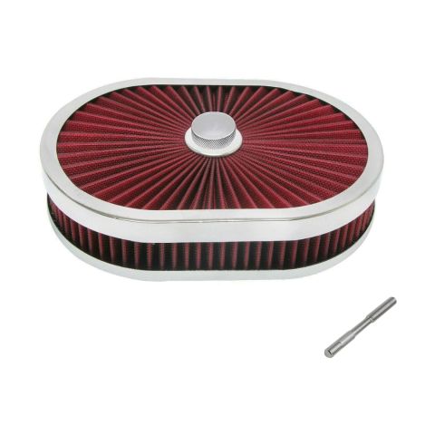 Mastodon Full Flow Round 12X3 Air Filter Red image 1