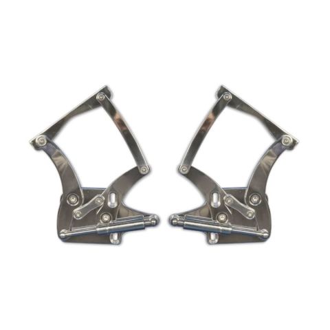 Mastodon Billet Hood Hinges Fits 1964-1966 Mustang image 1