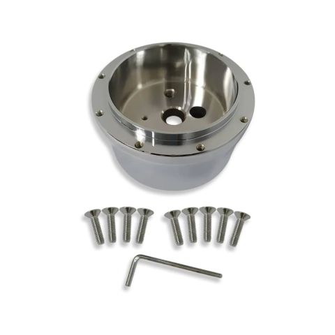 Mastodon Steering Wheel Adapter 9 Holes Polished image 1