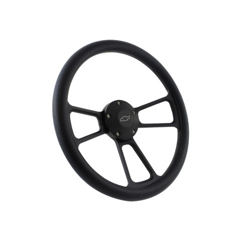 Mastodon 14 Black Spoke Full Wrap Steering Wheel image 1