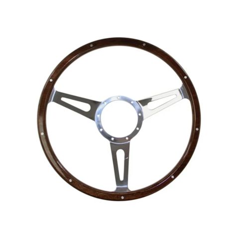Mastodon Classic Steering Wheel 9 bolt Woodgrain image 1