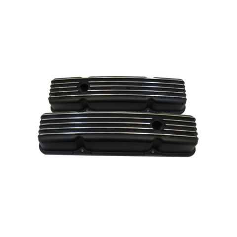 Mastodon Aluminum Finned Valve Covers SBC image 1
