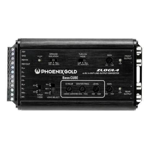 ZLOC4.4 - 4 channel input and 4 out with Bass Cube (8 to 32V) image 1