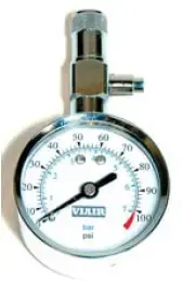 Airmax Analogue Tyre Pressure Gauge 2" 0-2.5 Bar