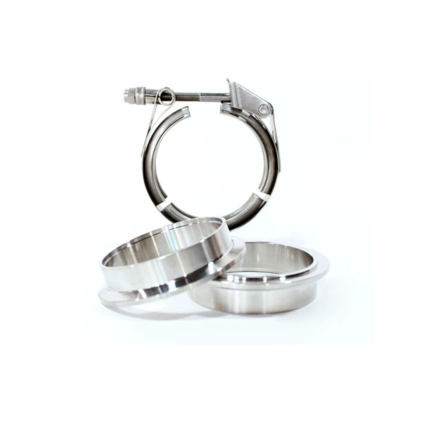 RF 51mm Quick Release V-Band Clamp Set – 304 Stainless Steel