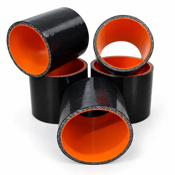 Silicone Straight 50mm x 100mm BLACK
