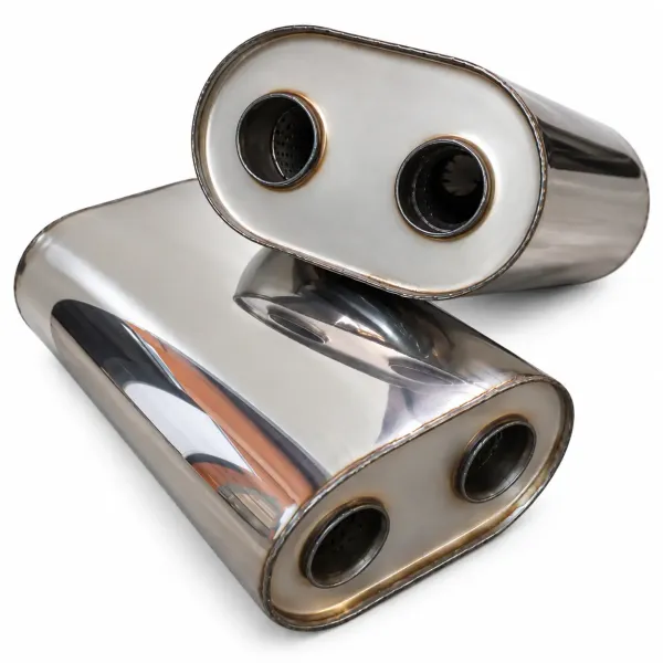 RF X-BOX Silencer 400 mm x 57mm Double in Double out