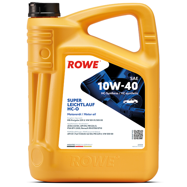 ROWE HIGHTEC SUPER LEICHTLAUF HC-O SAE 10W-40 5L
