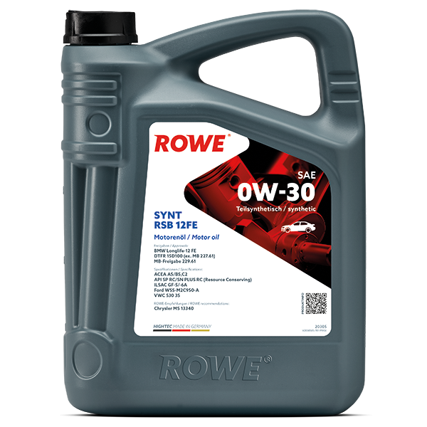 ROWE HIGHTEC SYNT RSB 12FE SAE 0W-30 5L