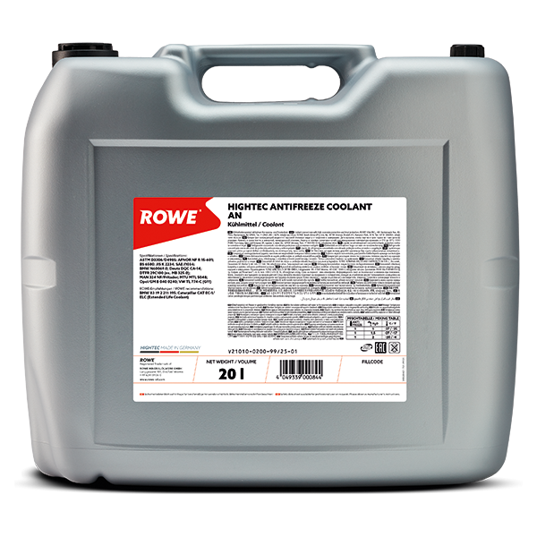 ROWE HIGHTEC ANTIFREEZE COOLANT AN 20L