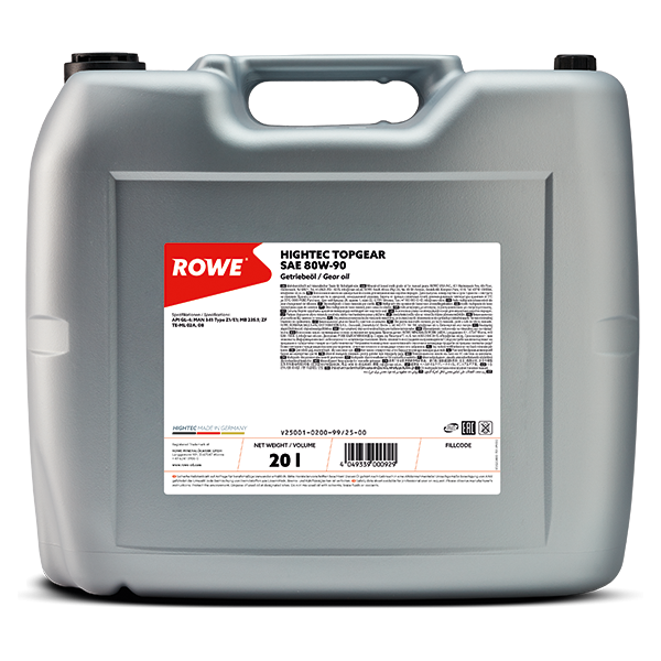 ROWE HIGHTEC TOPGEAR SAE 80W-90 20L