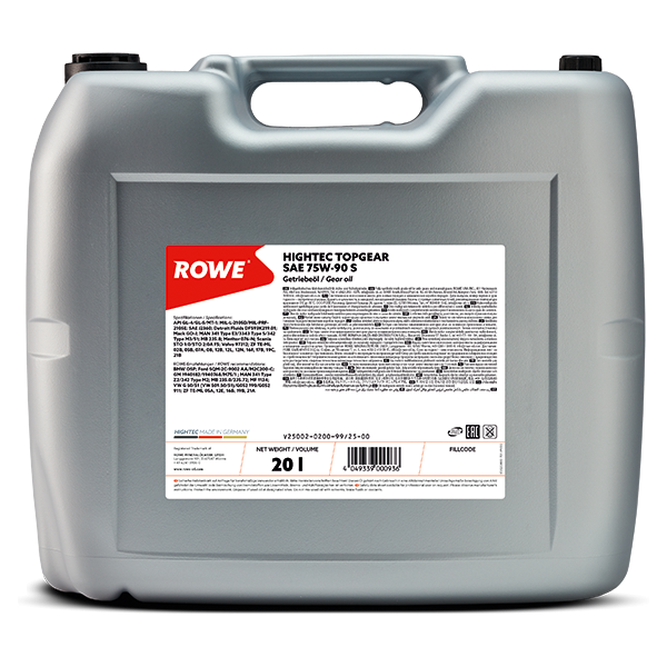 ROWE HIGHTEC TOPGEAR SAE 75W-90 S 20L