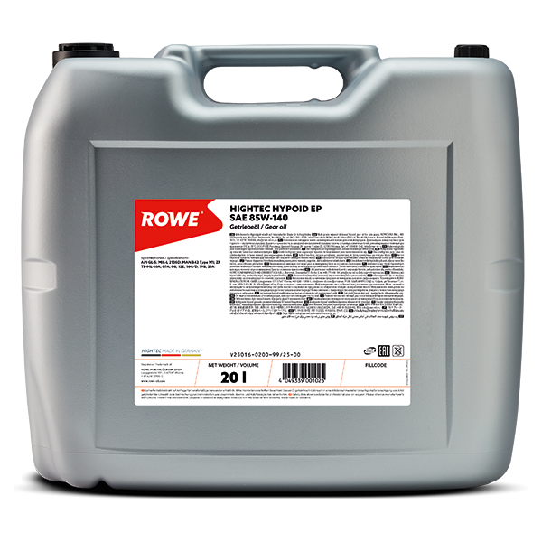 ROWE HIGHTEC HYPOID EP SAE 85W-140 20L
