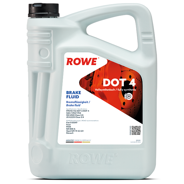 ROWE HIGHTEC BRAKE FLUID DOT 4 5L
