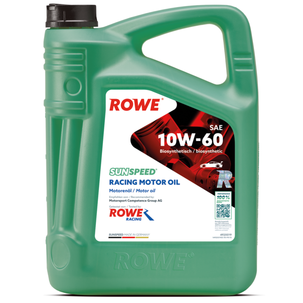 ROWE SUNSPEED RACING MOTOR OIL SAE 10W-60 5L