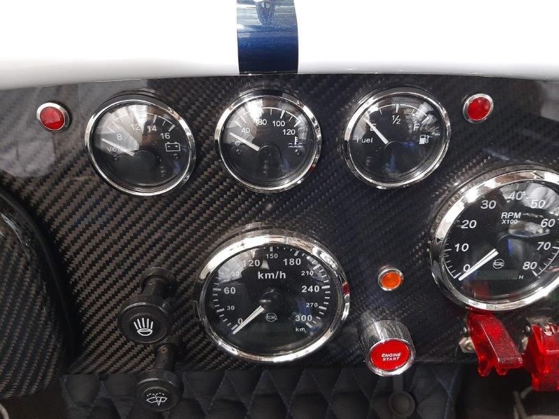 Backdraft Gauges Complete Set BDR In KmH
